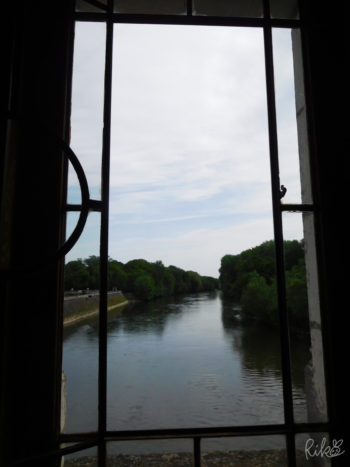 シュノンソー城から見えるシェール川